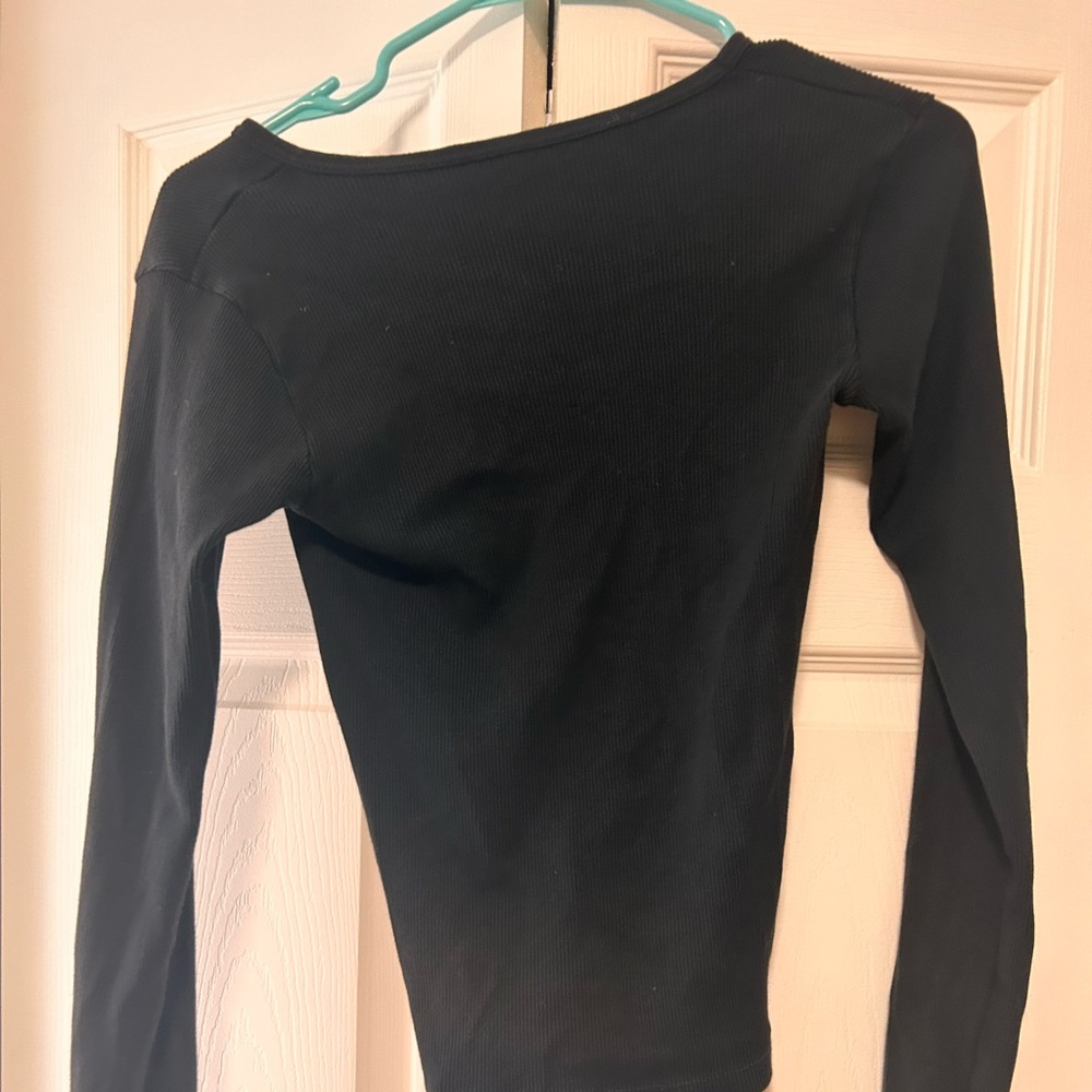 BRANDY MEVILLE: long sleeve black top